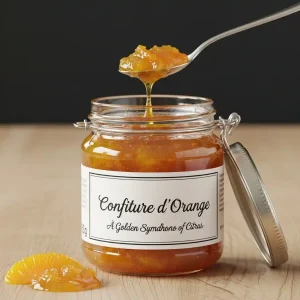 Confiture d'orange artisanale et bio