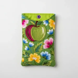 Pochette brodée à la main