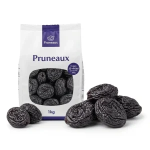 Sachet de pruneaux secs entiers