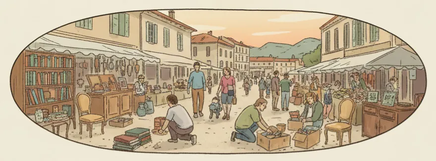 Brocantes et marchés aux puces à Anduze