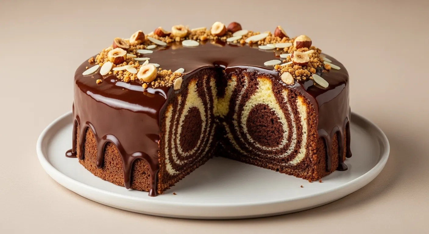 Cake marbré façon Christophe Michalak