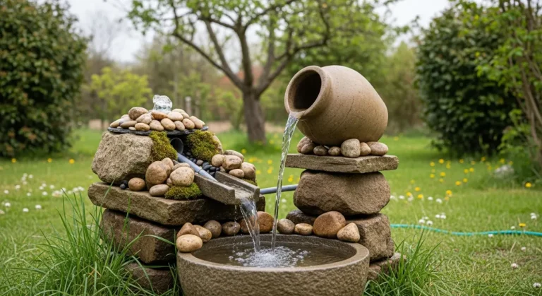 Fontaine à eau sans système de pompage