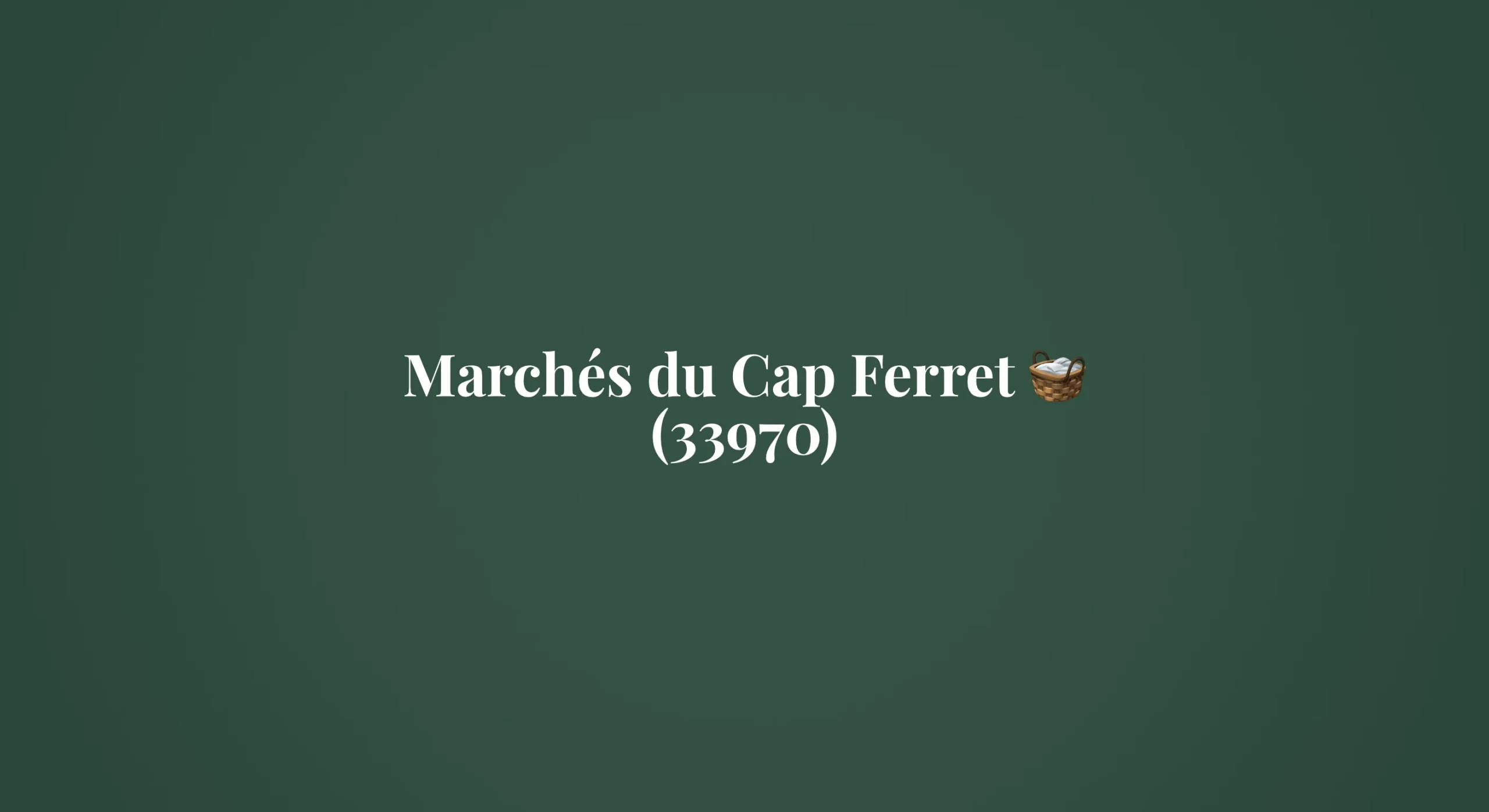 Jour de marché au Cap Ferret (33950-33970)
