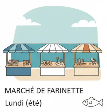 Le marché de Farinette à Vias