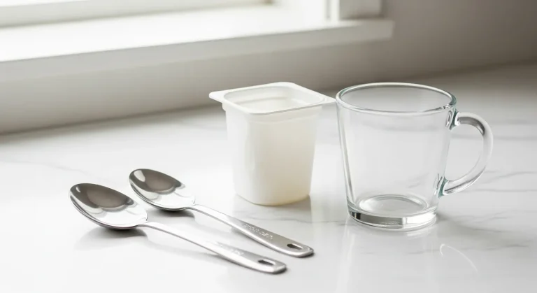 Les ustensiles pour mesurer sans verre doseur