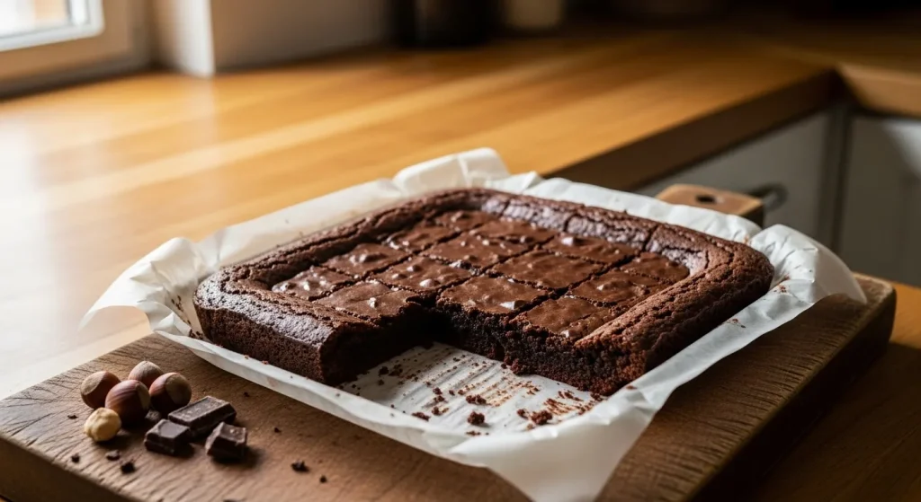 Brownie au chocolat sans sucre ajouté