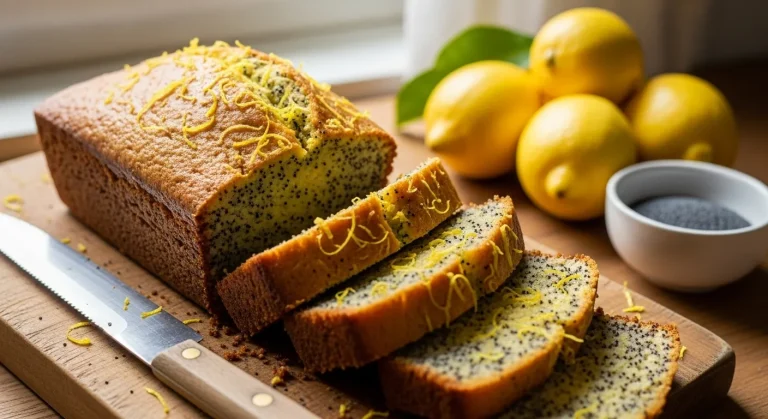 Cake citron pavot moelleux