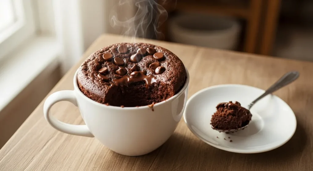 Mug cake au chocolat