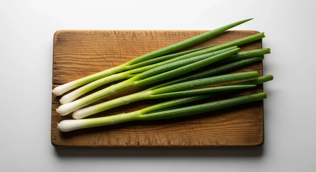 L'oignon vert pour remplacer la ciboulette
