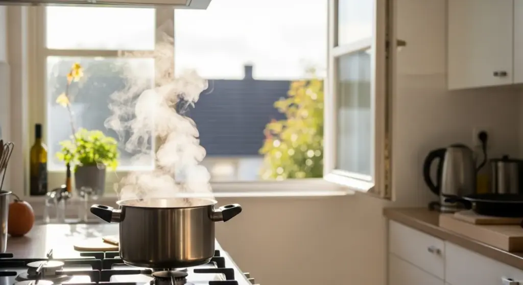 Aérer sa cuisine pendant la cuisson
