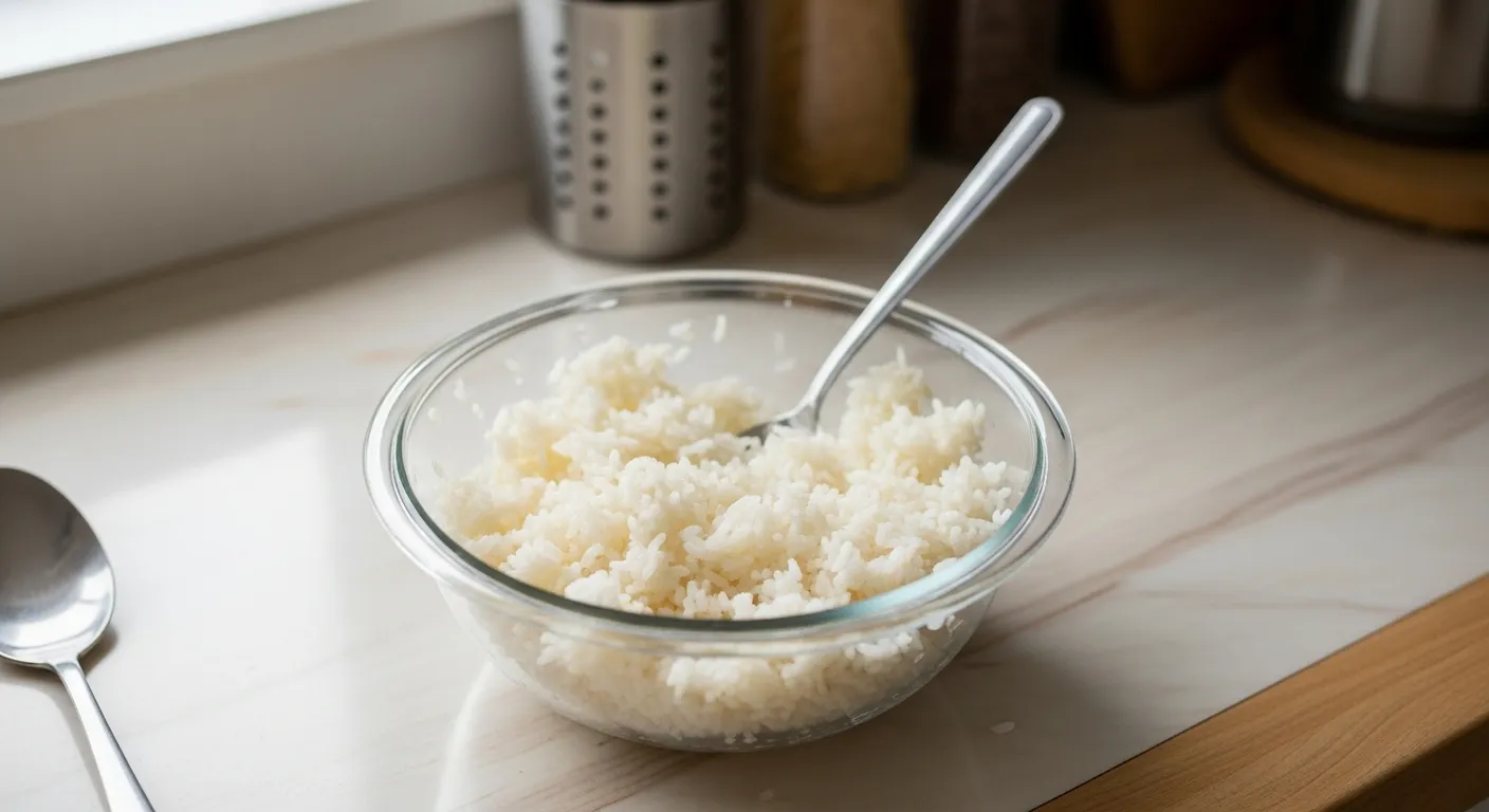 Recette à base de restes de riz