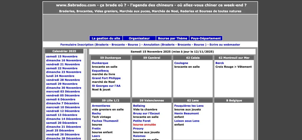 Site web de Sabradou
