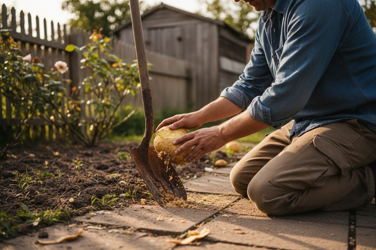 Enlever la rouille avec de la pomme de terre