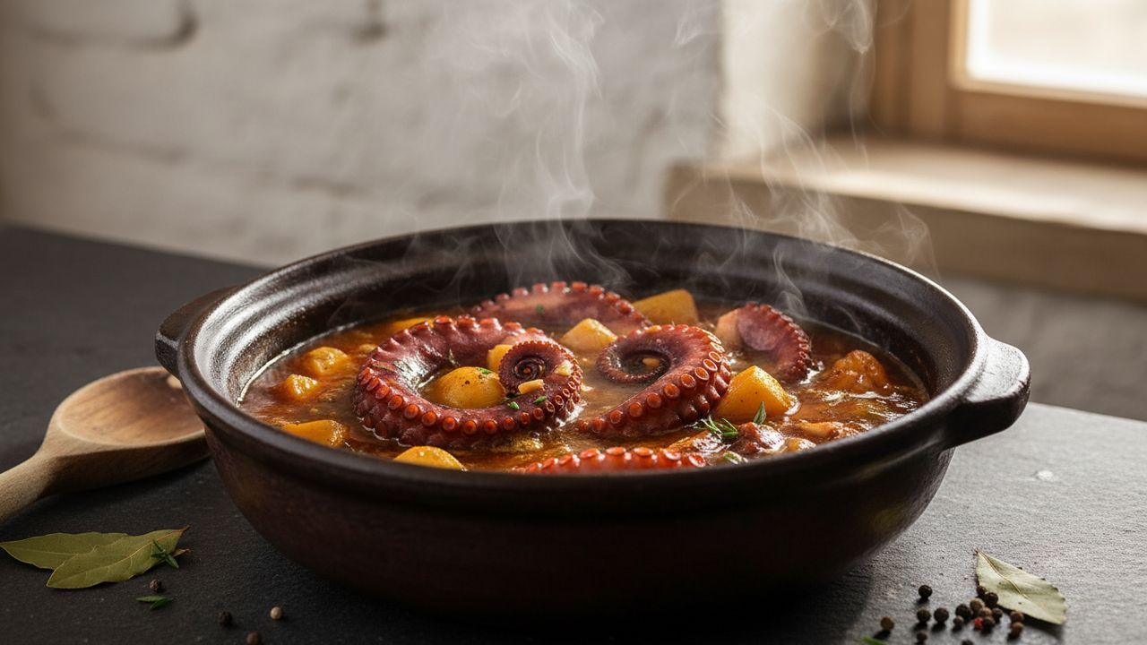 Ragout à base de poulpe