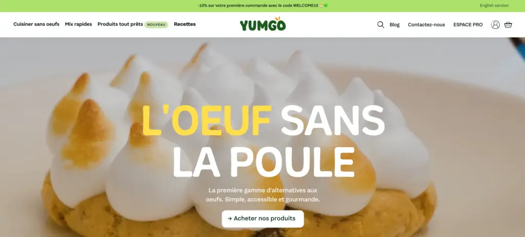 Site web de Yumgo