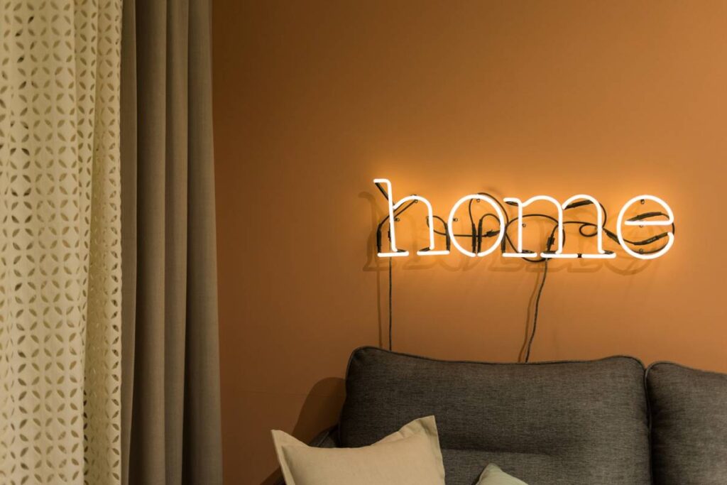 néon texte personnalisé mots lumière