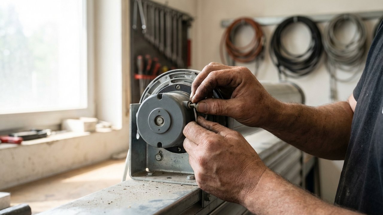 Réglage des fins de course d'un moteur de volet roulant