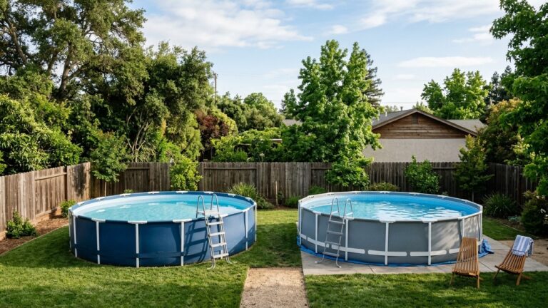 Comparaison entre une piscine Intex et une piscine Bestway