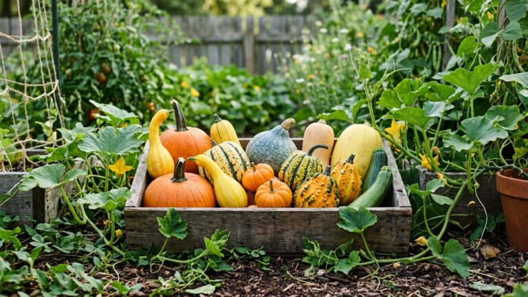 Variétés de cucurbitacées : courges, courgettes, melons et pastèques