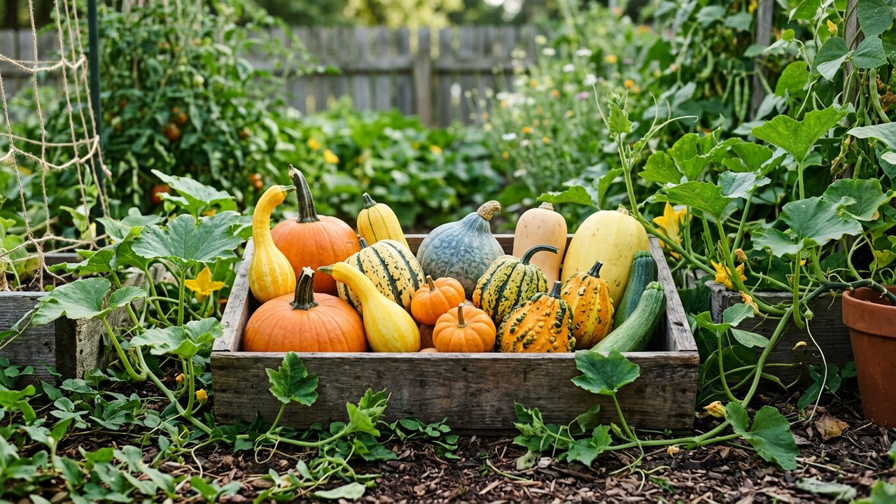 Variétés de cucurbitacées : courges, courgettes, melons et pastèques