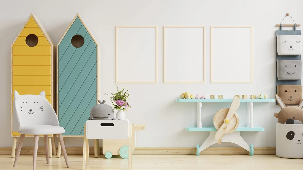 Mobilier coloré pour chambre enfant