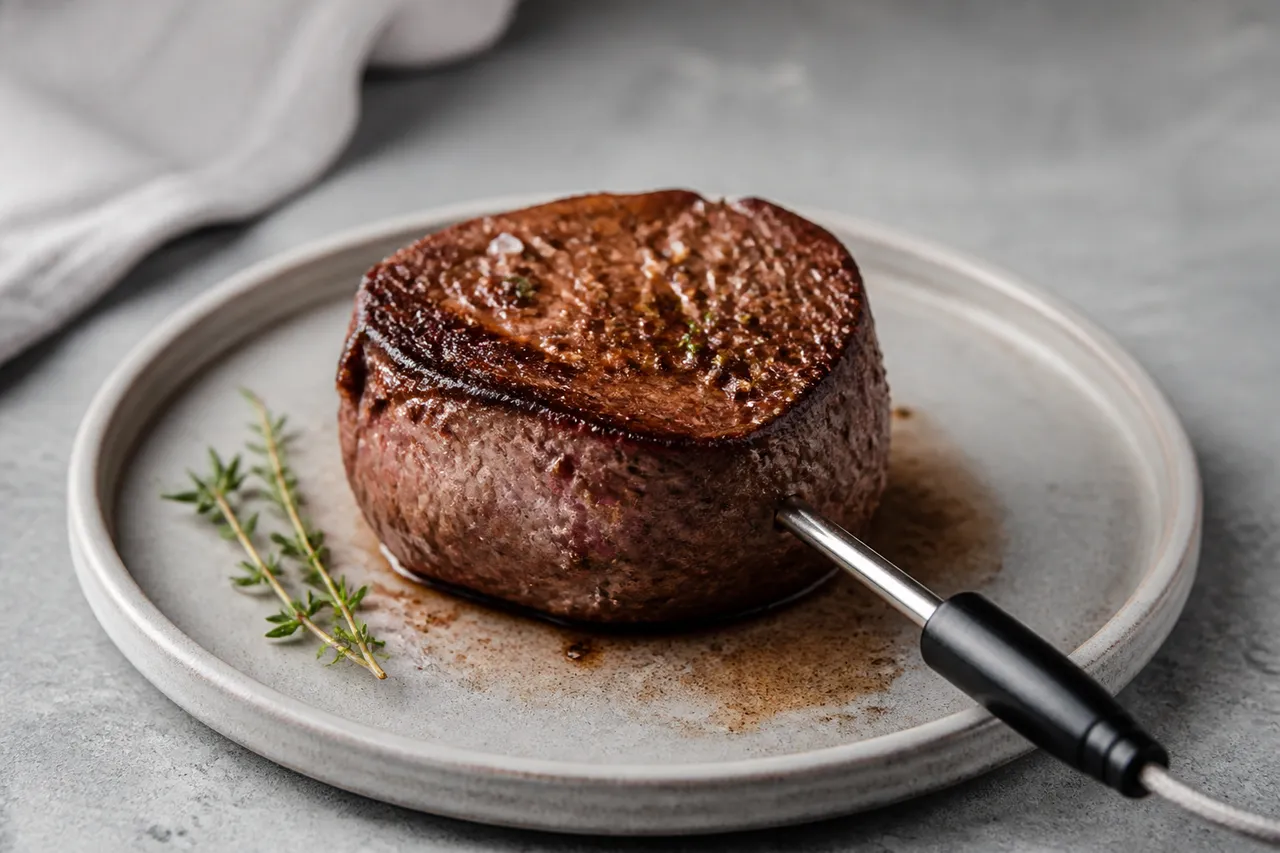 Temps de cuisson du tournedos avec sonde à cœur